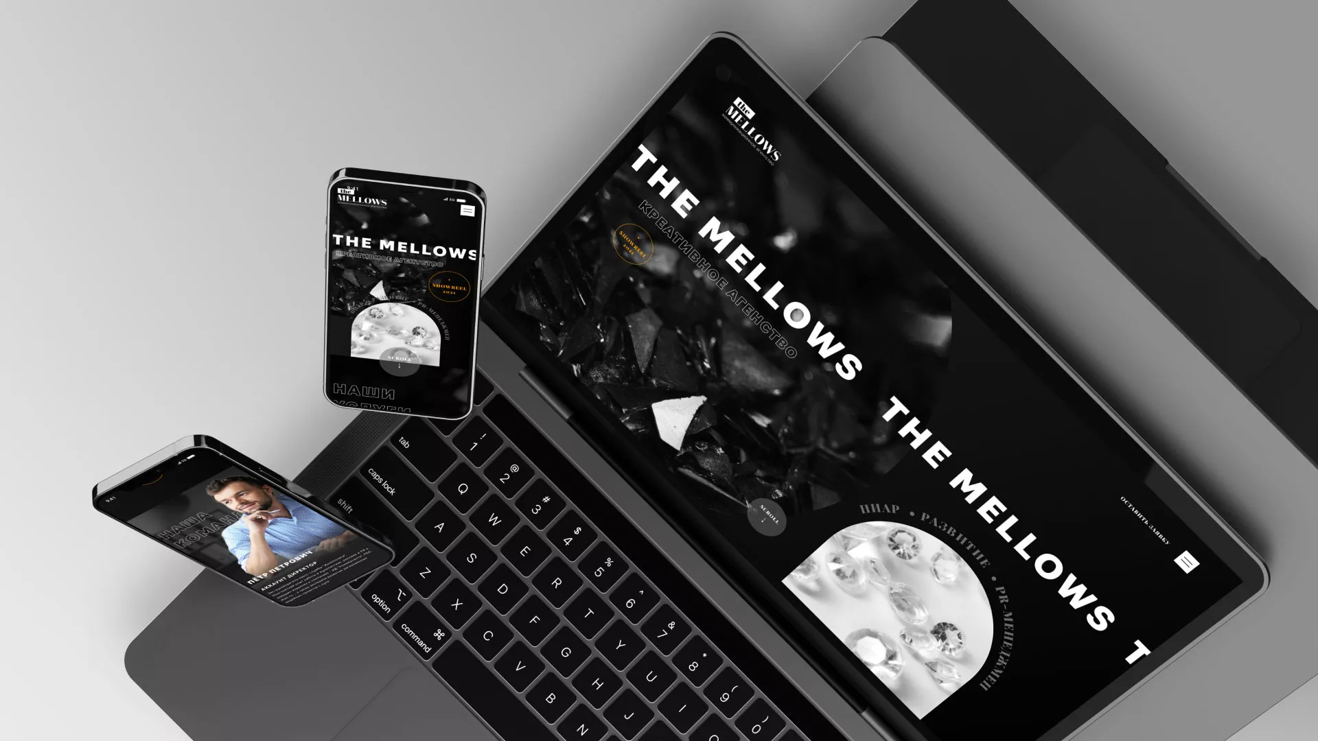 Разработка сайта креативного агентства «The Mellows» в Абдулино