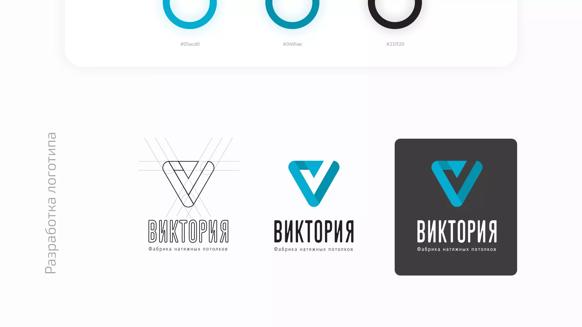 Разработка фирменного стиля компании по продаже и установке натяжных потолков в Абдулино